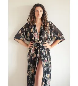 Anekdot Anekdot Robe Sheer Floral – Produktbild 1 von 1