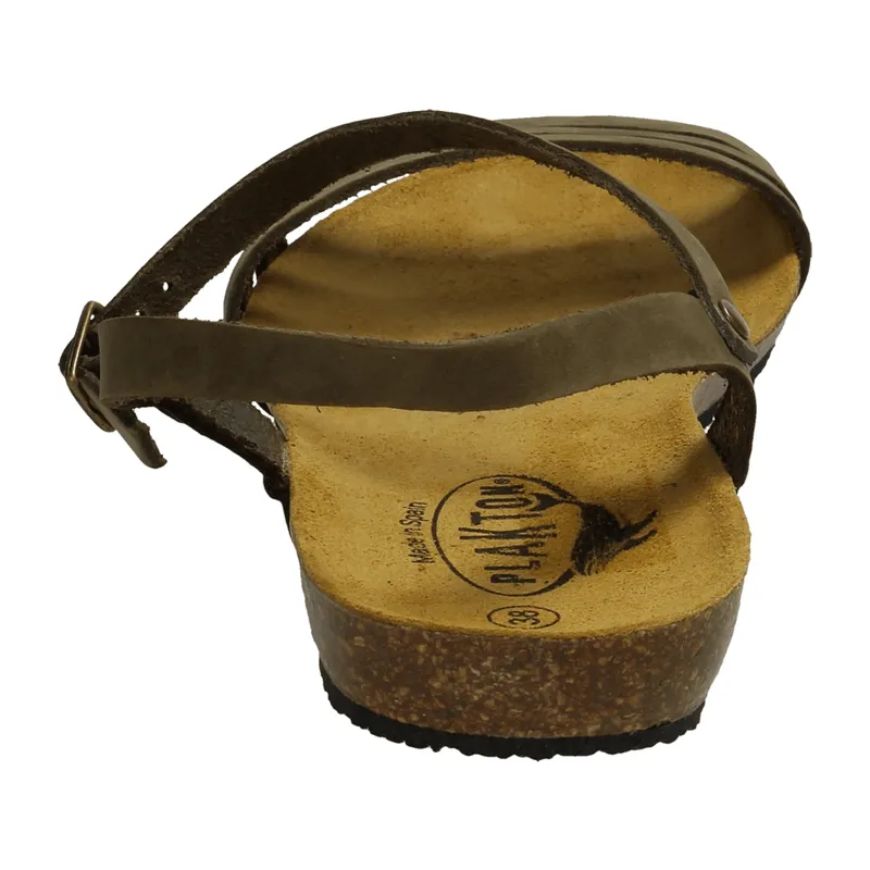 Plakton Plakton Bequeme Sandalen für Damen, Grün, – Produktbild 4 von 7
