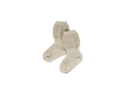 grödo Feine Babysocken Bio-Schurwolle hellbraun-melange Gr. 02 – Produktbild 1 von 1