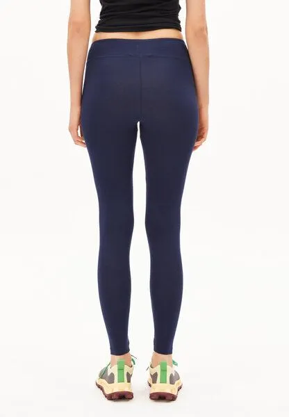 ARMEDANGELS ARMEDANGELS FARIBAA Damen Leggings aus Bio-Baumwoll Mix, Tinted navy, – Produktbild 2 von 4