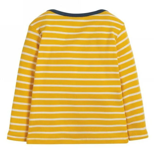 Frugi Frugi Langarm-Shirt Auto Bobby Applique Top – Produktbild 4 von 4