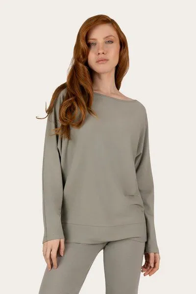Urban Goddess Urban Goddess Budhi Yoga Langarm Shirt, Smokey quartz (grau), – Produktbild 1 von 4
