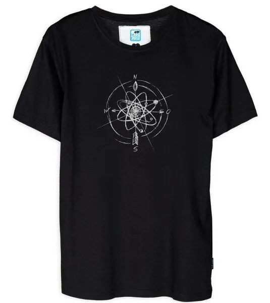 Gary Mash GARY MASH T-Shirt Navigator aus Biobaumwolle, Schwarz, – Produktbild 3 von 4