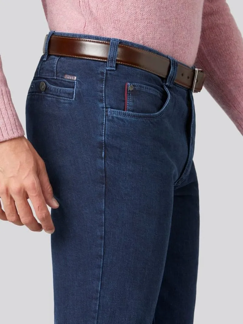 Meyer Meyer Jeans Hose Diego Navy - Größe 58, Blau, – Produktbild 4 von 5