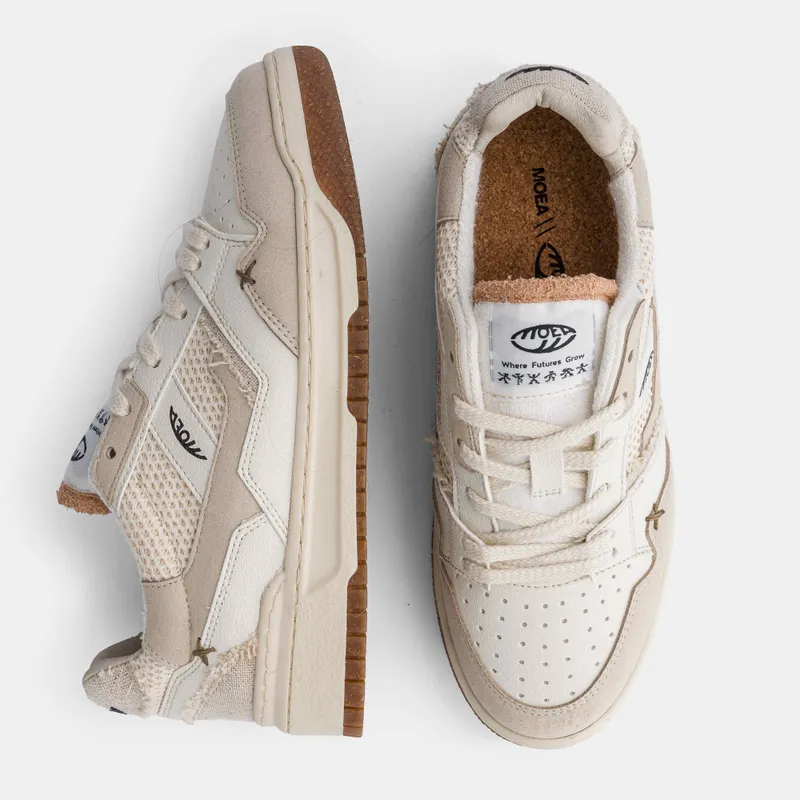 MoEa MoEa Herren vegan Sneaker Echo Craft Corn, Beige, – Produktbild 2 von 2