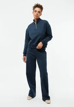 Givn Givn Damen vegan Zip Sweater Gbmagda Mitternachtsblau – Produktbild 1 von 1
