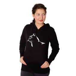 HANDGEDRUCKT HANDGEDRUCKT "Stubentiger" Frauen-Hoody – Produktbild 1 von 1