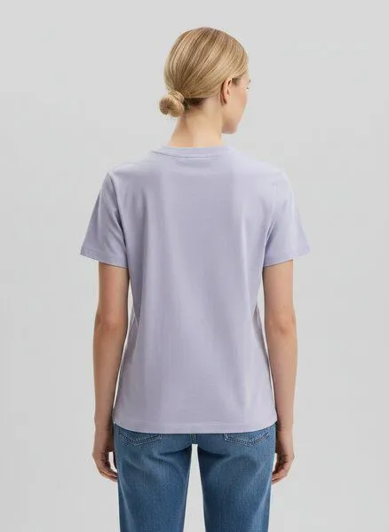 UNIPOLAR UNIPOLAR Basic T-Shirt Modell: Music, Lavender (lila), – Produktbild 2 von 2
