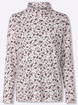 Witt Rollkragenshirt ecru-burgund – Produktbild 1 von 1