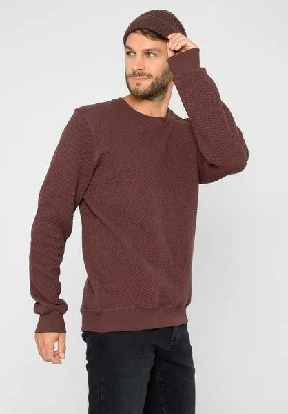 THOKKTHOKK ThokkThokk Herren Sweater TT1029 STRUCTURED aus Biobaumwolle, Fir tree (grün), – Produktbild 4 von 4