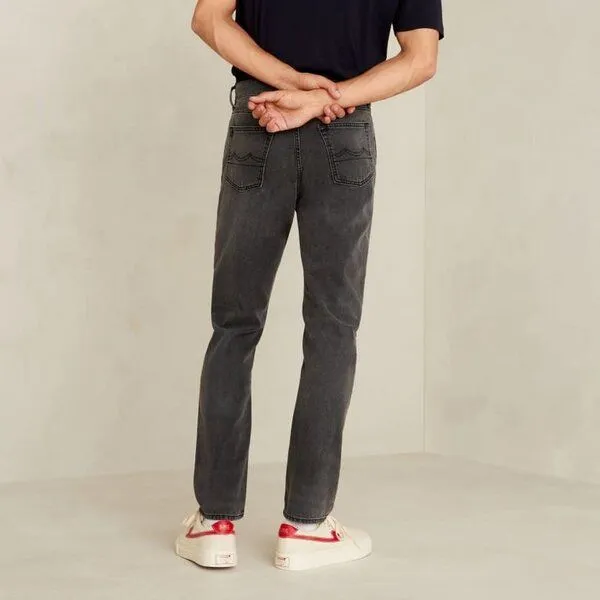 Kings Of Indigo Kings Of Indigo Tappered Jeans - Jerrick Holo Grey Worn – Produktbild 3 von 7