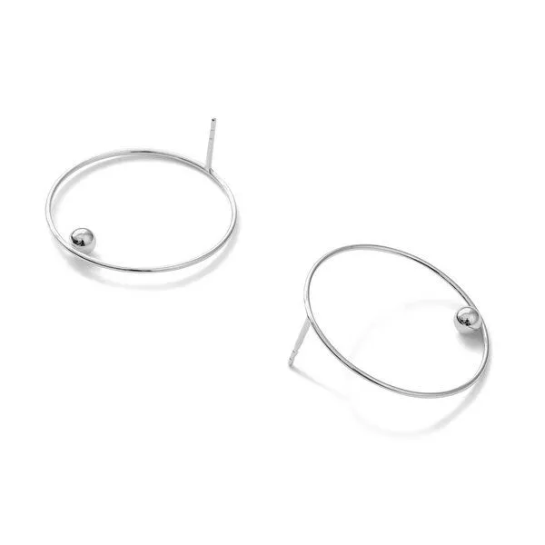 Jonathan Radetz Jewellery Jonathan Radetz Jewellery Stecker EFFECT 30, Silber 925, Durchmesser 30 mm – Produktbild 1 von 4