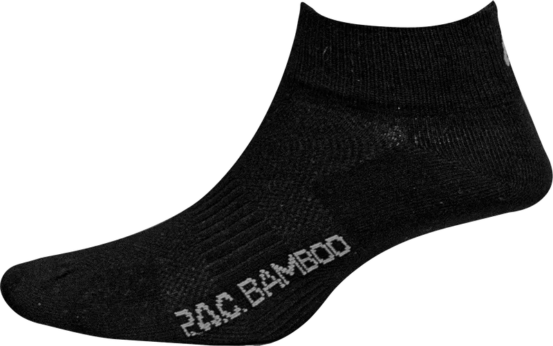 PAC P.A.C Bamboo Quarter Unisex Socken schwarz 43-47 - Socken von PAC, Schwarz, – Produktbild 1 von 1