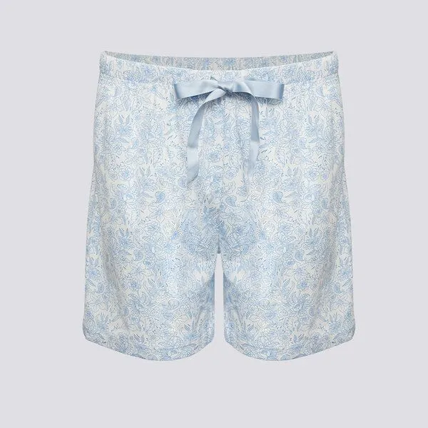 comazo|earth comazo|earth Fairtrade Schlafshorts, Lighblue print (blau), – Produktbild 4 von 4