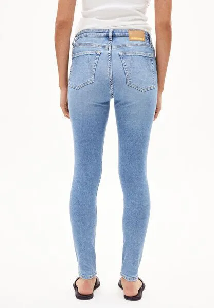 ARMEDANGELS ARMEDANGELS TILLAA Damen Skinny Jeans Mid Waist Bio-Baumwoll Mix X-Stretch, Blue, – Produktbild 2 von 4