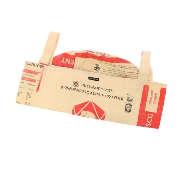 MoreThanHip MoreThanHip Wäschesack aus recycelten Zement- oder Tierfüttersäcken - Kamali, Weiß/rot - elefant, – Produktbild 3 von 4