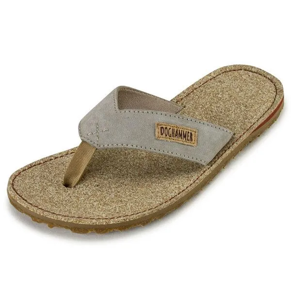 Doghammer Doghammer Nachhaltige Zehentrenner-Sandale Eidaxal Leather, Beige, – Produktbild 3 von 3