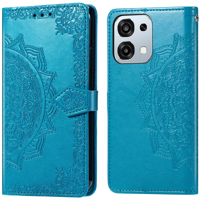 imoshion imoshion Mandala Klapphülle für das Oppo A6 Pro (5G), Türkis, – Produktbild 1 von 1