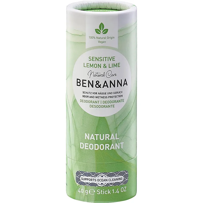 Ben and Anna Ben and Anna Ben & Anna Deodorant Sensitive - Lemon & Lime – Produktbild 1 von 2