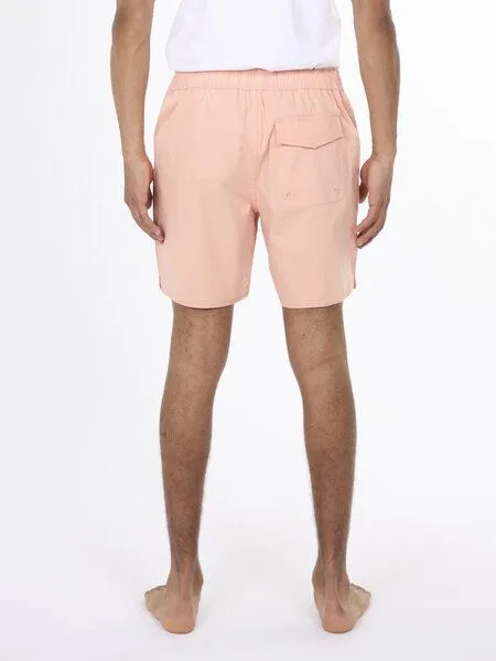 KnowledgeCotton Apparel KnowledgeCotton Apparel Badehose - Swim shorts with elastic waist, Rosa (coral pink), – Produktbild 3 von 4