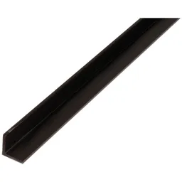 Alberts ALBERTS Winkelprofil, gleichsch., PVC schwarz, LxBxHxS 1000 x 20 x 20 x 1,5 mm – Produktbild 1 von 1