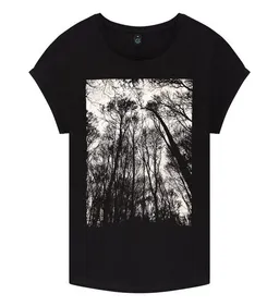 ilovemixtapes ilovemixtapes Forest Rolled Sleeve Damen T-Shirt – Produktbild 1 von 1