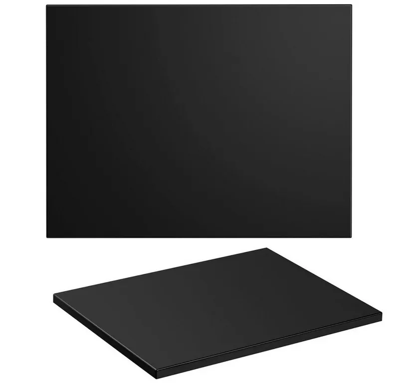 Lomadox Waschtisch ADELAIDE-56-BLACK, 60 cm breit in schwarz mit 2 Schubladen, Schwarz, – Produktbild 5 von 5