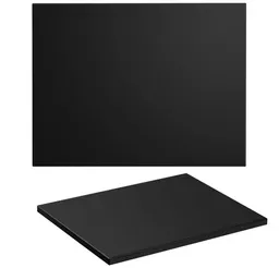 Lomadox Waschtischplatte ADELAIDE-56-BLACK, 60cm in matt schwarz, B/H/T ca. 60,6/2,2/46,5 cm – Produktbild 1 von 1