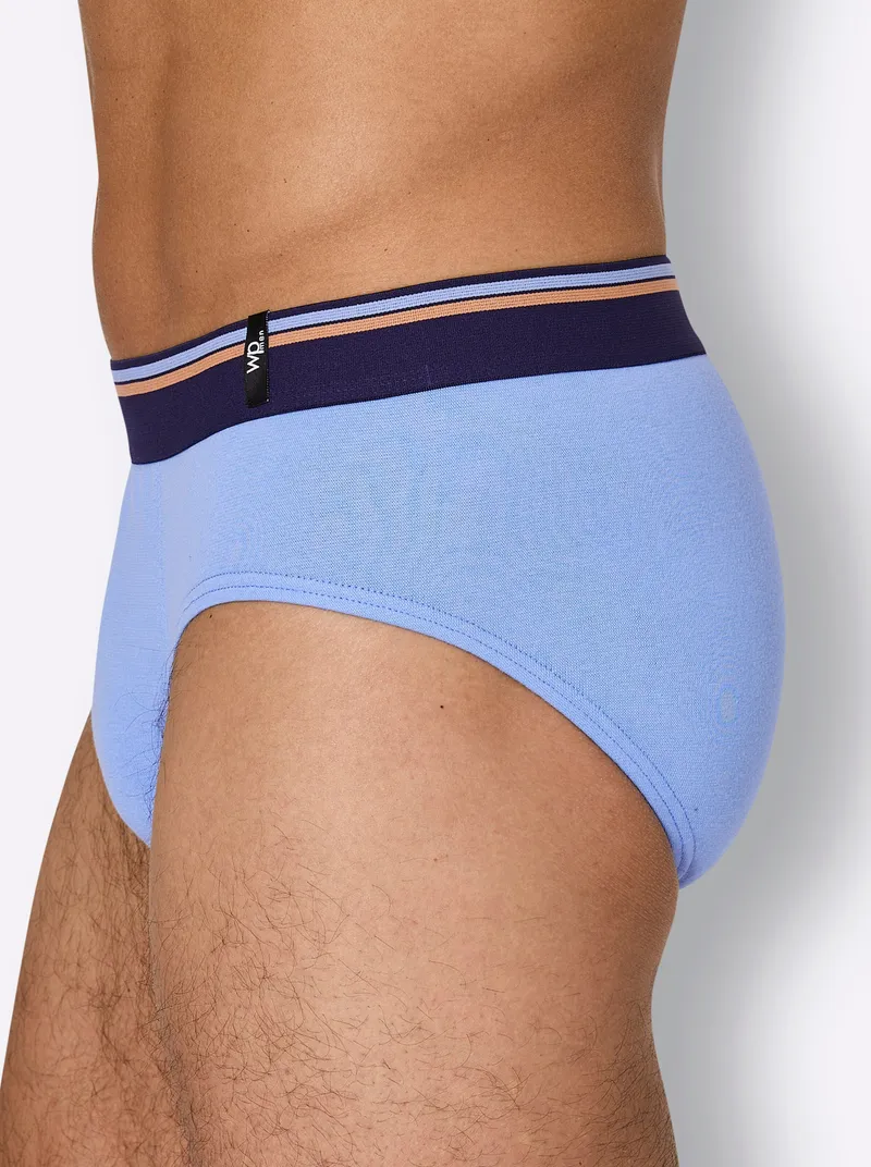wäschepur men Slip marine + himmelblau, Marine + himmelblau, – Produktbild 2 von 3