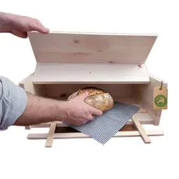 4betterdays 4betterdays Brotkasten aus Zirbenholz mit Zirbenholz-Gitter inkl. Bienenwachstuch – Produktbild 1 von 1