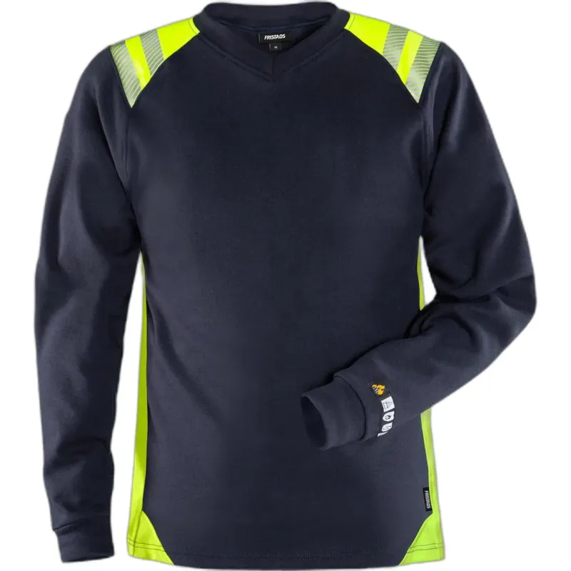 Fristads Langarmshirt Fristads 7358 TFL, Bleu, – Produktbild 1 von 2