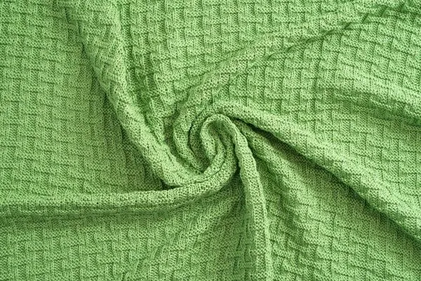 Sonnenstrick Sonnenstrick Babydecke Karostrickmotiv, Grün, – Produktbild 4 von 5