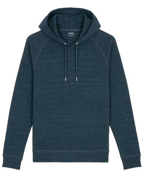 YTWOO YTWOO Hoodie für Damen und Herren, Kapuzenpullover, Basic, Unisex, Jeansblau meliert, – Produktbild 1 von 2