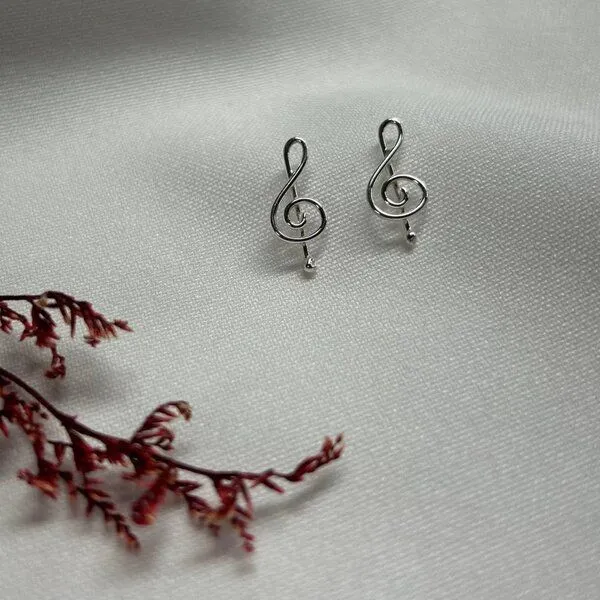pakilia pakilia Ohrstecker "Nota musical" mini – Produktbild 1 von 1