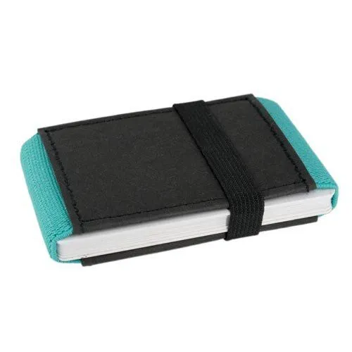 ANDERS & KOMISCH ANDERS & KOMISCH Kartenetui mit Münzfach „A&K MINI“ vegan Schwarz/Mint – Produktbild 5 von 5