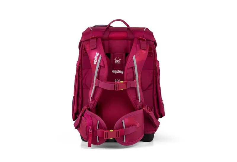 Ergobag Ergobag Schulranzen Schulranzen-Set CUBO MondzauBär 5-teilig (5-teilig), ergonomisch, höhenverstellbar, Your-Size-System, ab 1. Klasse, Lila, – Produktbild 3 von 5