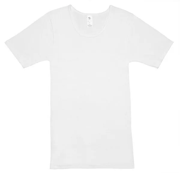 Haasis Bodywear Haasis Bodywear Herren Basic Shirt Rundhals Feinripp 2er Pack, Weiss, – Produktbild 1 von 4
