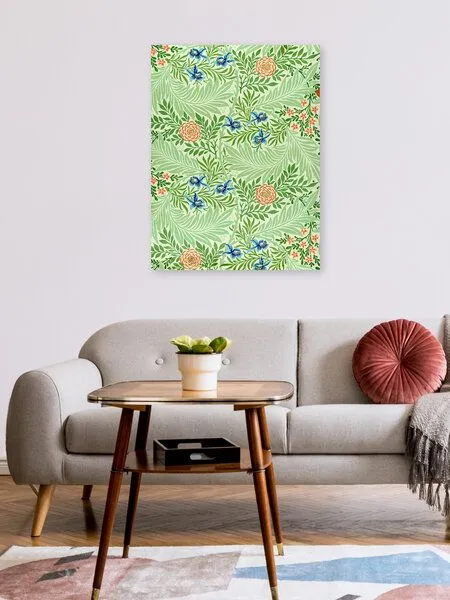 Photocircle Photocircle Poster / Leinwandbild - William Morris: Ritterspornmuster – Produktbild 2 von 4