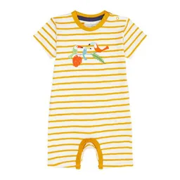 Sense Organics sense-organics Baby Strampler/Romper *Streifen gelb* Gots Bio | Sense Organics – Produktbild 1 von 1