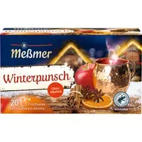 Meßmer Meßmer Winterpunsch 20er - Früchtetee mit Glühweinaroma - Alkoholfrei - Weihnachtsmarkt-Genuss - Wärmende Teemomente - Getränke-Tee - Gewürztee. 20 – Produktbild 1 von 1