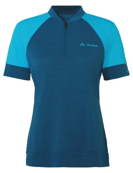 Vaude VAUDE T-Shirt Women's Altissimo Q-Zip Shirt, Shore blue, – Produktbild 1 von 4
