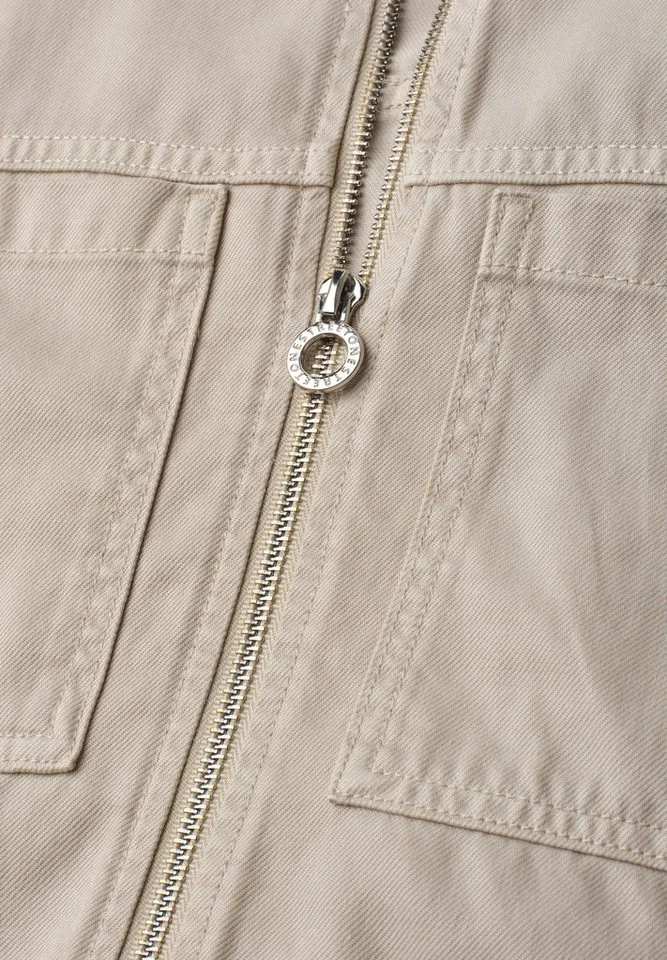 STREET ONE Blouson mit Rundhalsausschnitt, Beige, – Produktbild 5 von 5
