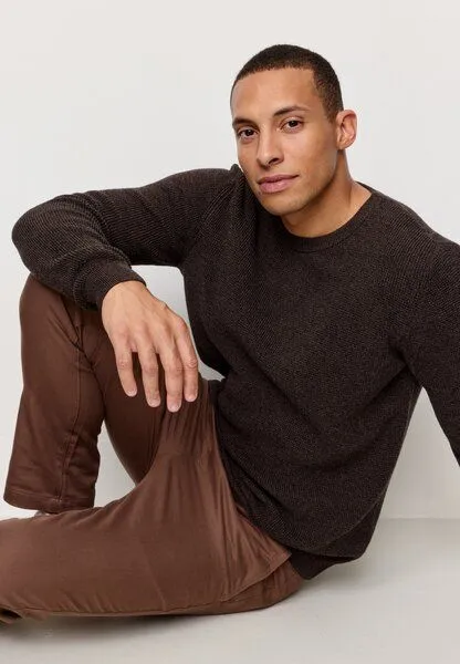 recolution Herren Strickpullover aus Bio-Baumwolle - BACOPA - recolution, Taupe (beige), – Produktbild 2 von 4