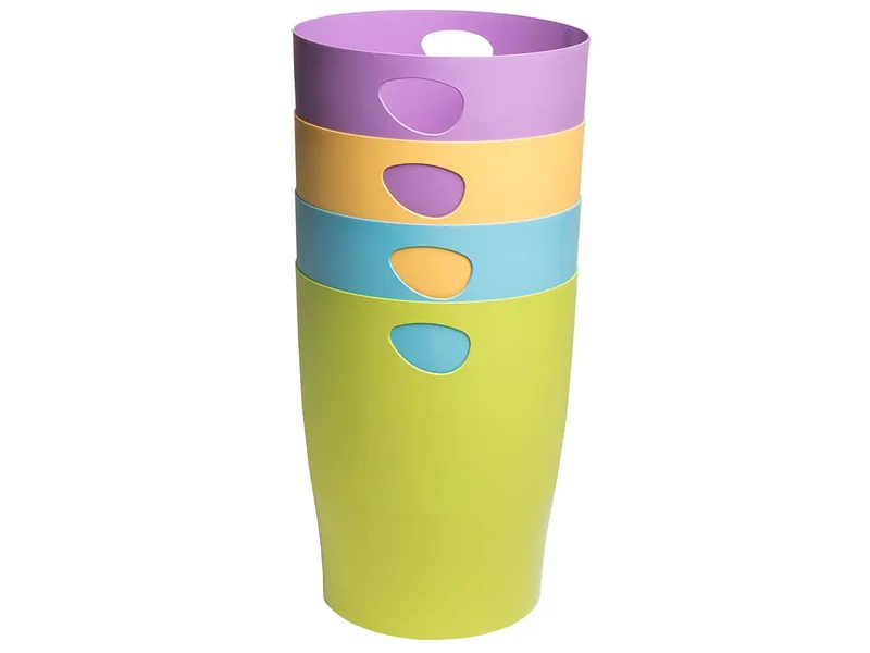 Exacompta 8 Exacompta Papierkörbe Ecobin "Pop'N Co", 15 l, sortiert – Produktbild 1 von 1