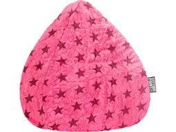 Sitzsack "fluffy stars XL", 70 x 110 cm, pink – Produktbild 1 von 1