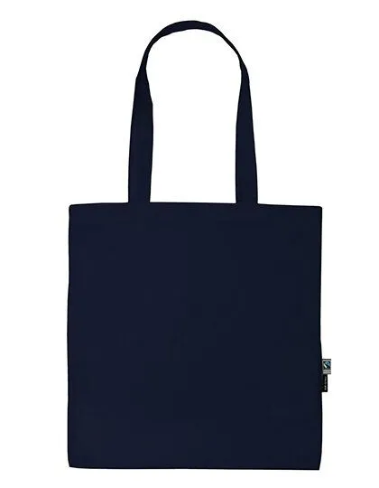 Neutral Neutral Baumwolltasche Einkaufstasche Shopper Lange Henkel 38 x 42 cm, Navy, – Produktbild 2 von 5