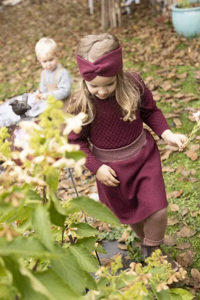 Disana Disana Kinder Aran Pullover kbT-Merinowolle, Anthrazit, – Produktbild 4 von 4