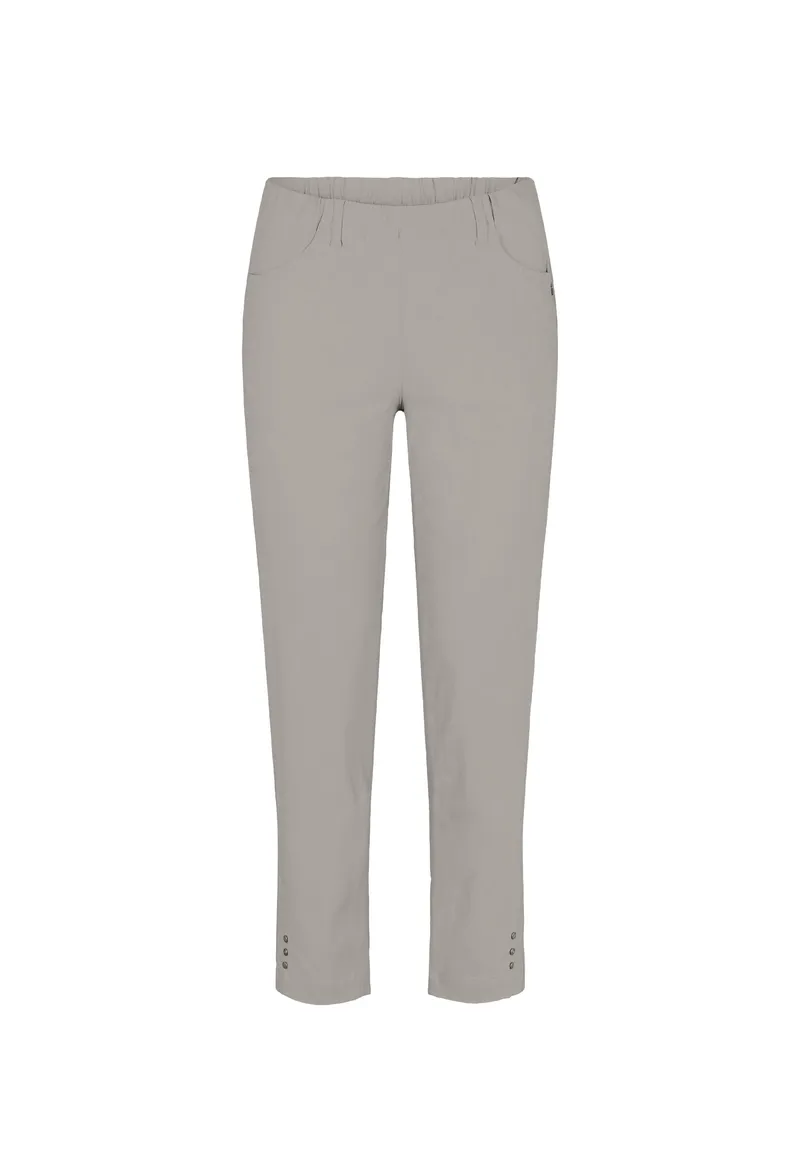 LAURIE LAURIE Damen vegan Hose Rose Regular Crop Grau Sand, Beige, – Produktbild 1 von 2