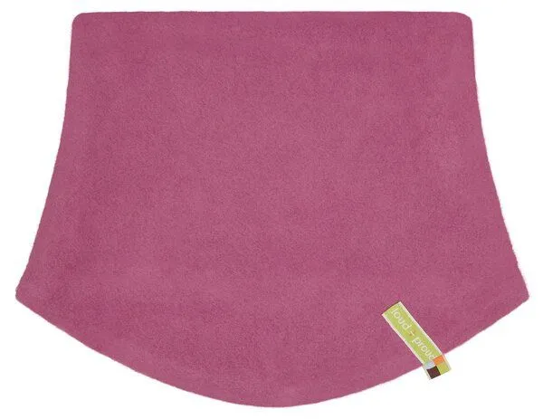 loud + proud loud + proud Babys & Kinder Wende-Schlauchschal aus Baumwoll-Fleece, GOTS-zertifiziert, Grape(rosa), – Produktbild 2 von 3