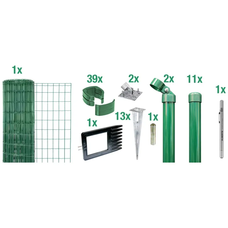 Alberts ALBERTS Set Fix-Clip Pro, grün kstbe.RAL 6005, zEinschl.Graphitstift, Länge 25 m, Höhe 1020 mm – Produktbild 1 von 1